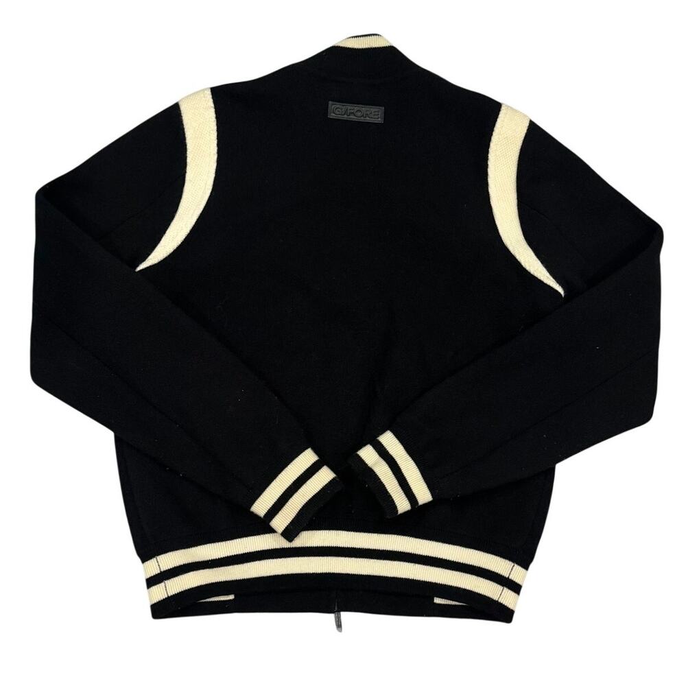 G/FORE Contrast Stripe Wool Cashmere Bomber Jacket Women's Small - Picture 2 of 12